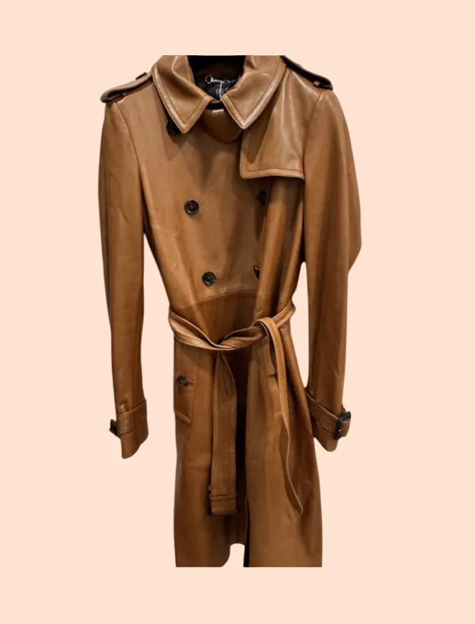 Vintage Women's Leather Trench
