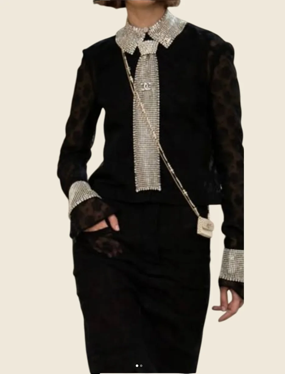Women's Crystal Tie