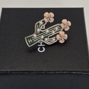 Chanel Flower Cactus Brooch B17C
