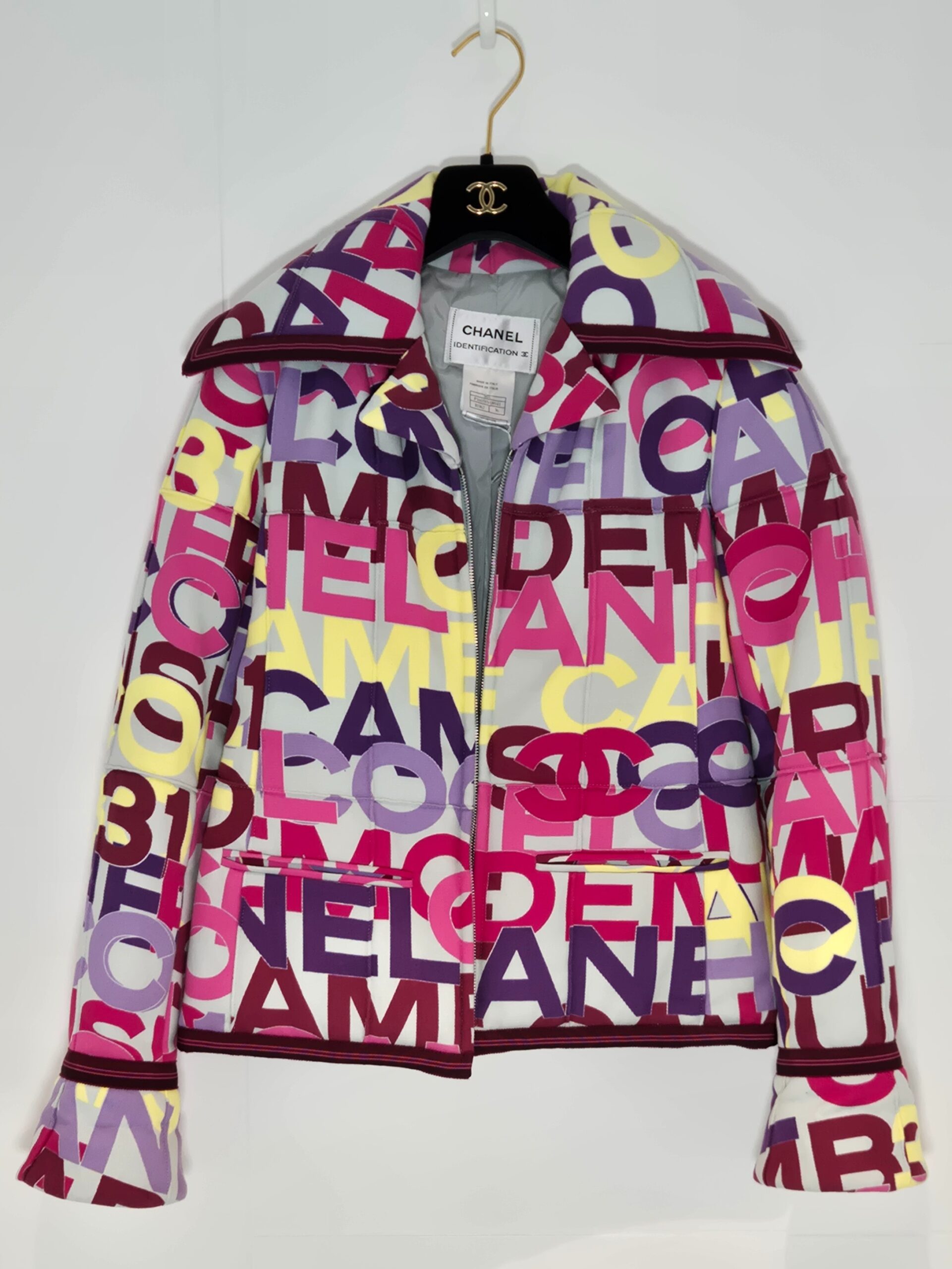 Chanel Identification Logo Mania Jacket 2000S