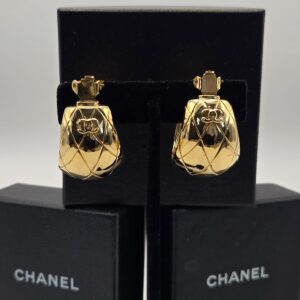Chanel Hoops Clip-On Earrings 93A