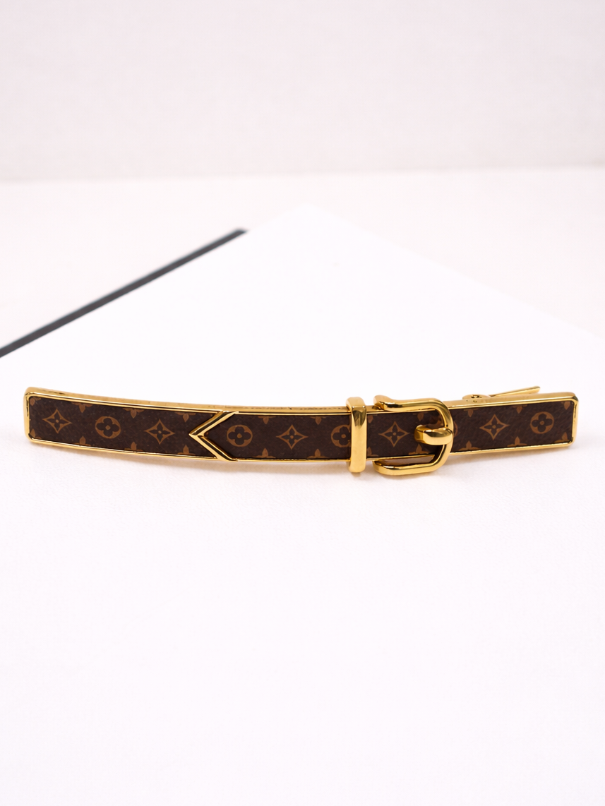 Louis Vuitton LV Logo Hair Clip