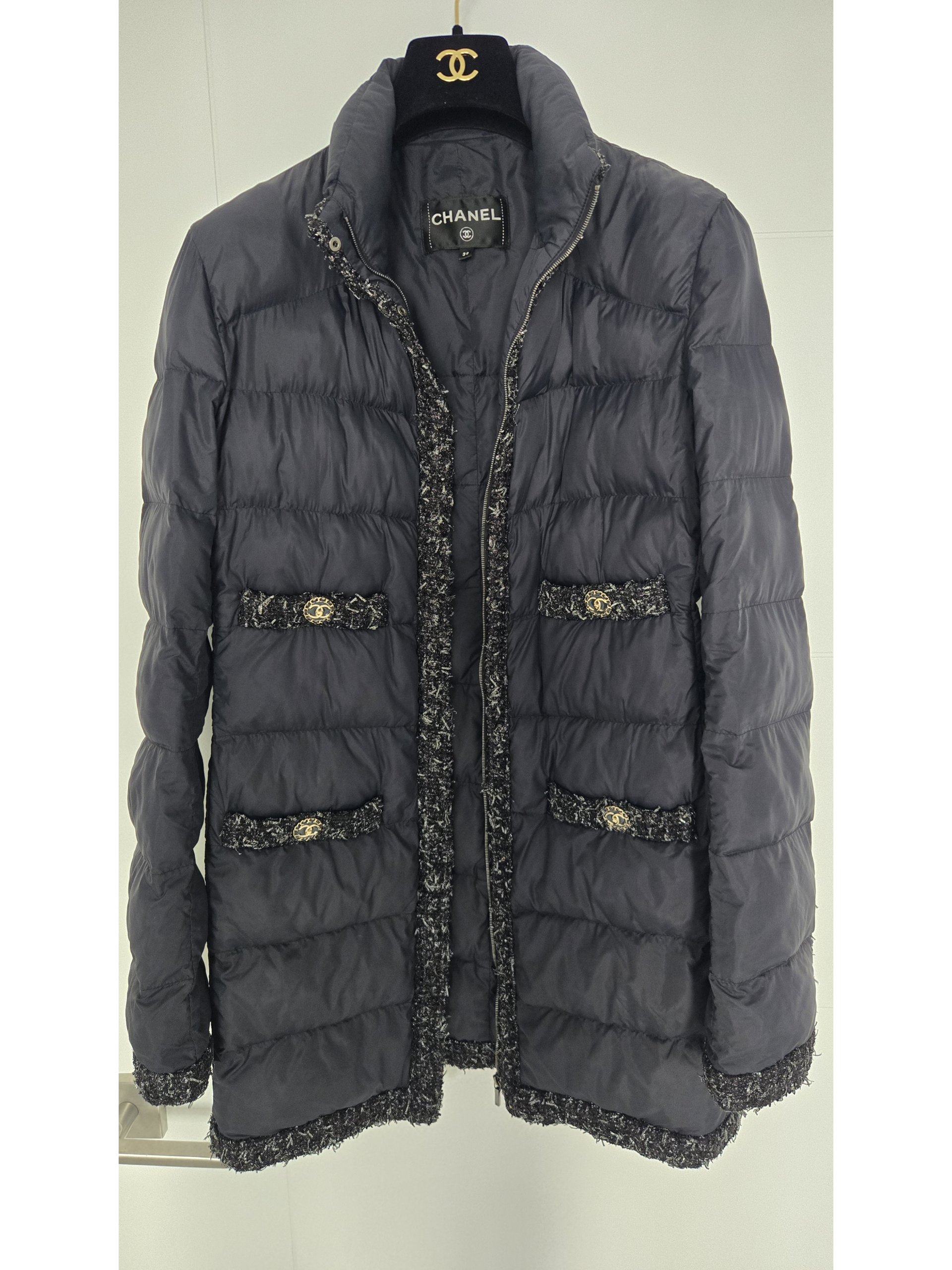 Chanel Black Puffer Coat 2018-2019