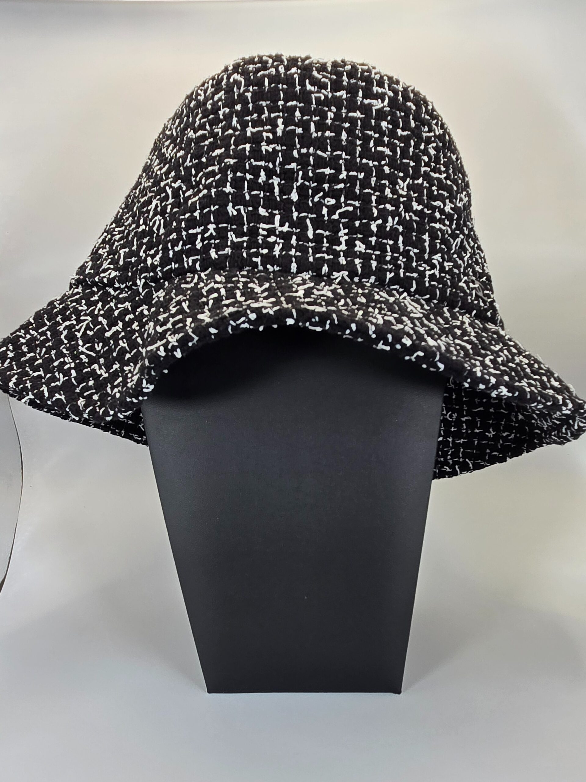 Chanel Black Tweed Hat 23P
