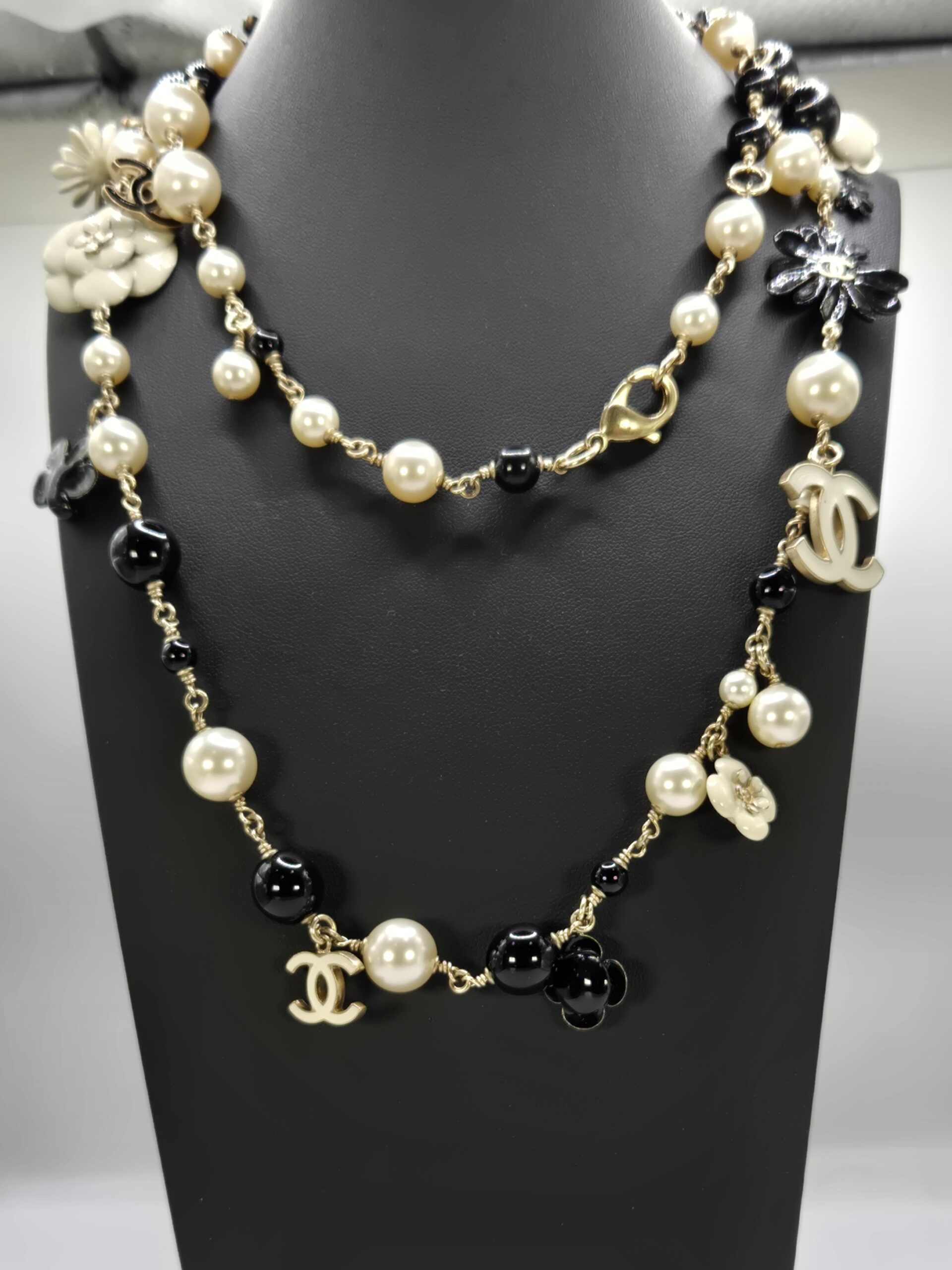 Chanel B13C Camelia Necklace